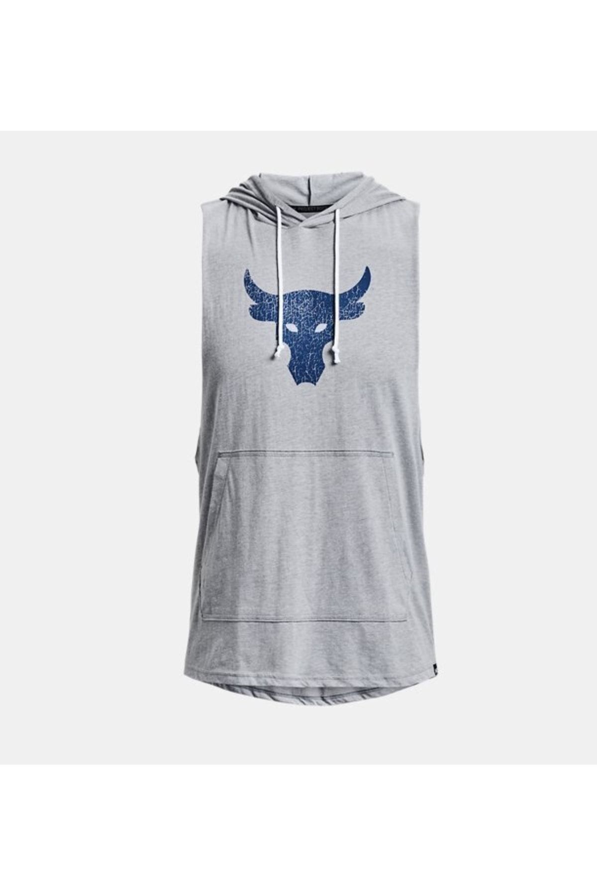 تی شرت خاکستری مردانه پروژه Rock BSR Bull بدون آستین کلاه برتر 1376939 035 Under Armour