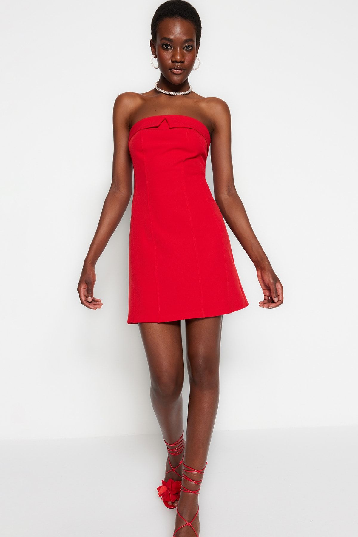 Topshop red bodycon dress clearance
