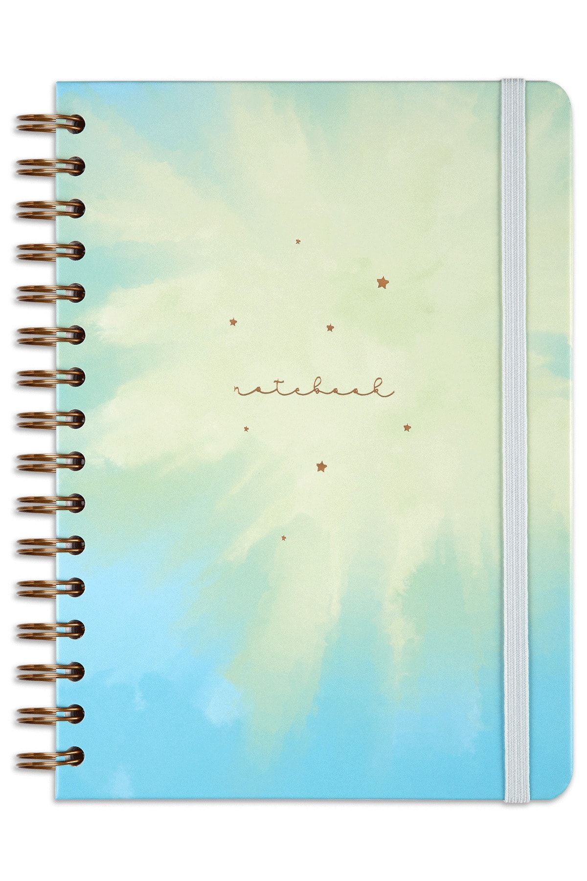 Matt Notebook-A5 15x21 Cm Spiral Elasticated Squared Undated Notebook 5