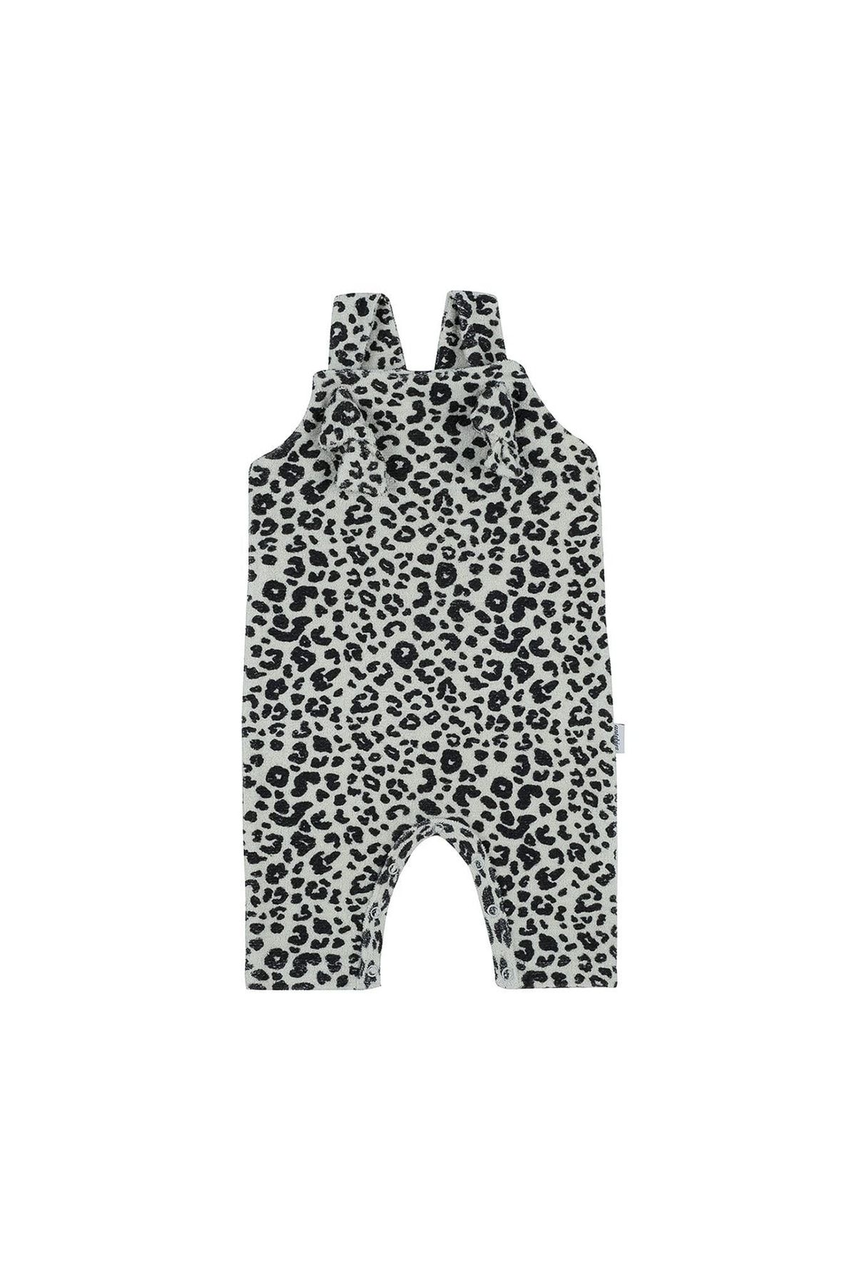 Antebies-Leopard Patterned Towel and Salopet Set 1