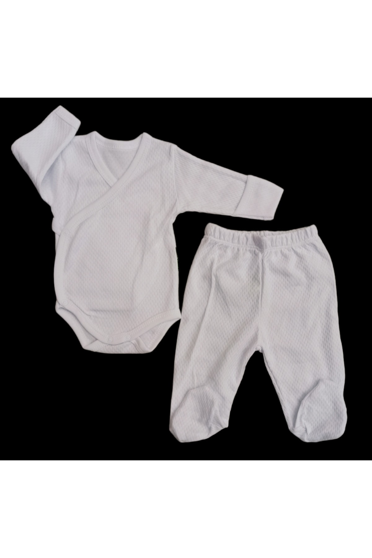 بادی نوزادی پسرانه – دخترانه سفید özdemirli bebe | 2028995 اورجینال - تصویر 5