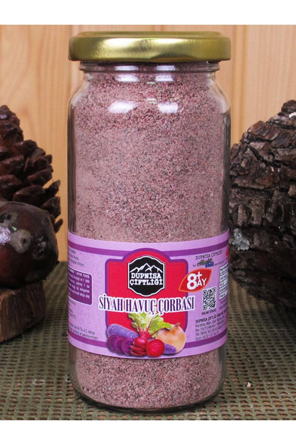 Dupnisa Çiftliği Siyah Havuç Çorbası 8 Ay 200gr