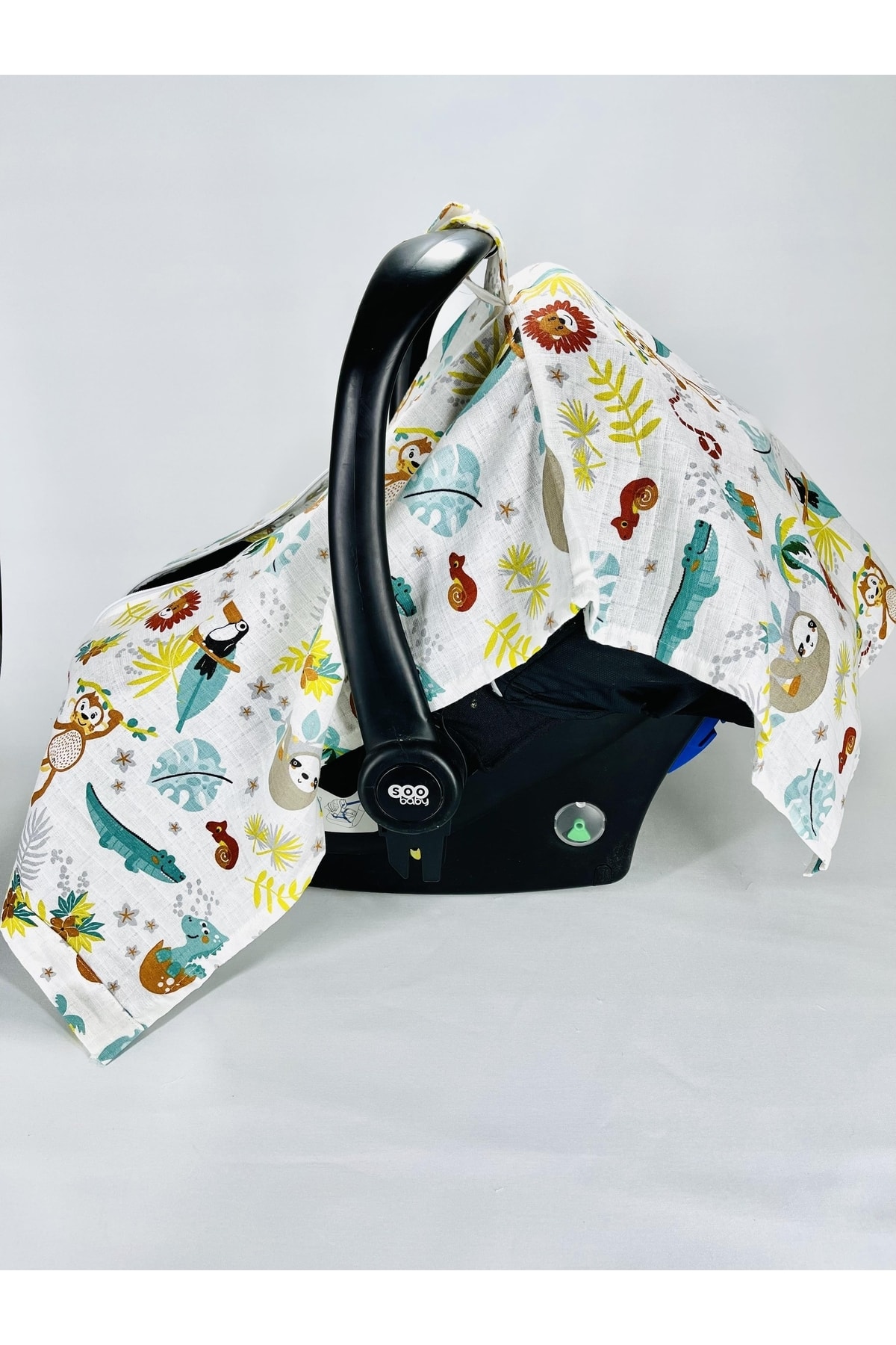 JUNİPERUS Zoo Müslin Puset Örtüsü Fermuarlı Bej fotoğrafı 6 (önizleme)