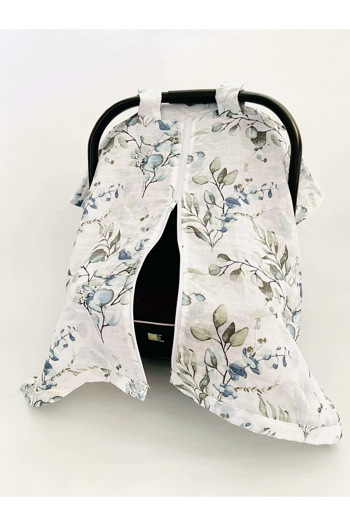 JUNİPERUS Okaliptus Müslin Puset Örtüsü Fermuarlı fotoğrafı 6 (önizleme)