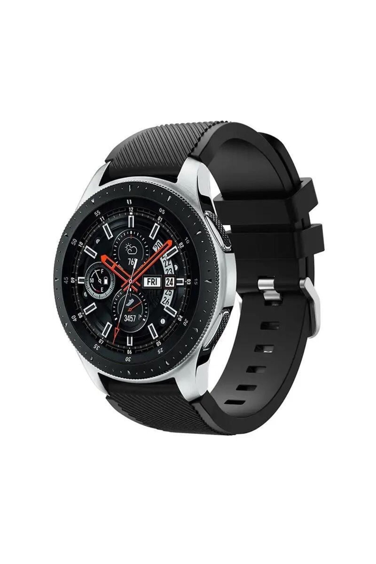 Alfa MEC Amazfit Stratos 3 Compatible Sport Band Silicone Serrated