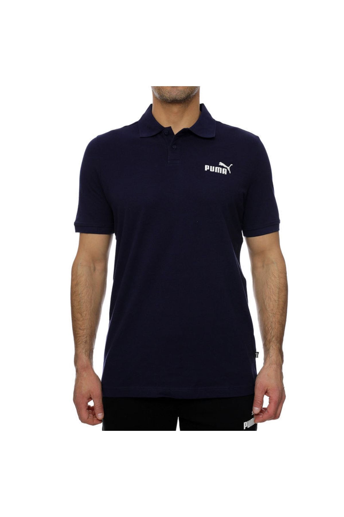 Puma Essentials Pique Lacivert Tişört (586674-06)
