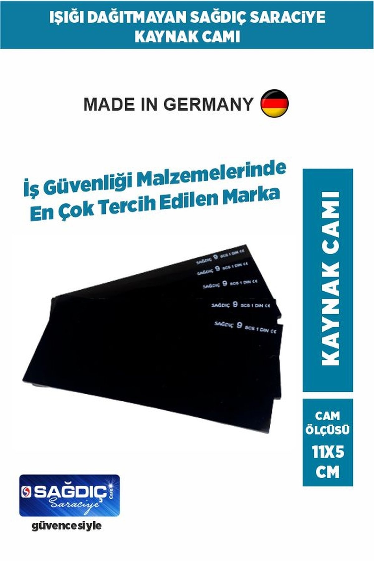 Sağdıç Saraciye Sağdıç 5 Adet Atherma Lmuadili 9 Numara Kaynak Camı
