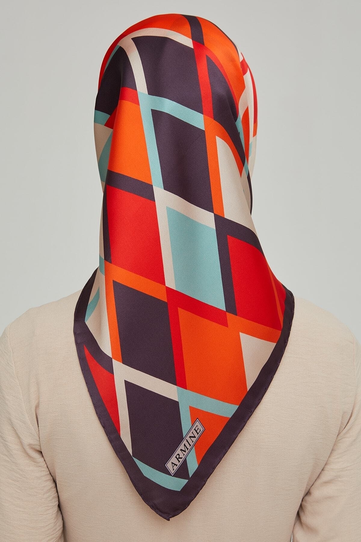 روسری زنانه آرمینه | E21KA8664D04 Armine - Image 4