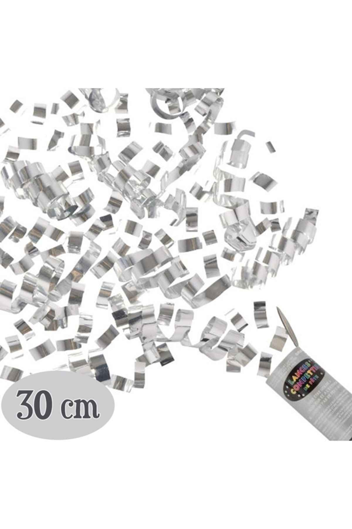 KAYAMU-C9U-3L Silver Color Confetti 30 cm 1