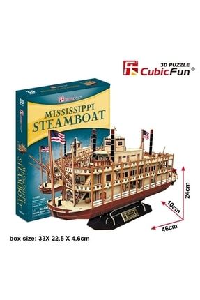 CubicFun 3D Puzzle Mississippi Buharlı Gemisi CUB/T4026H