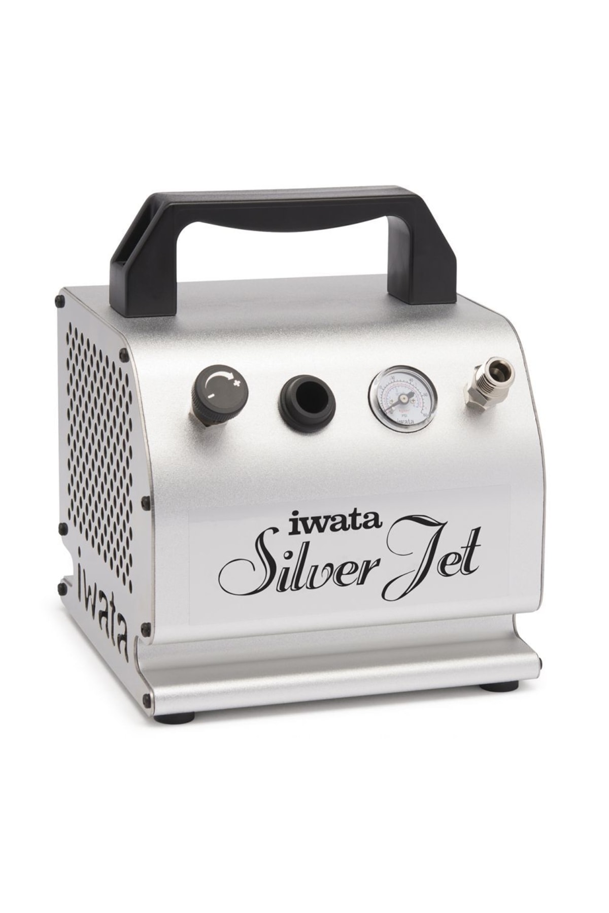 Iwata Silver Jet Compressore Per Aerografo – Silenzioso, Regolabile, 4m Tubo - 4