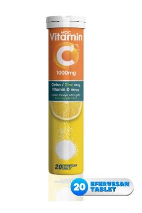 Vitamin C & Çinko & Vitamin D 20 Efervesan Tablet 8681062131011