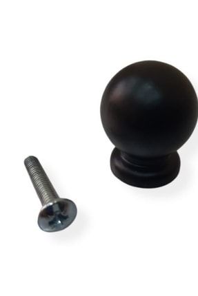 Düğme Misket 25 Mm Siyah, Dolap Çekmece Mobilya Mutfak Kulbu P1787S5797