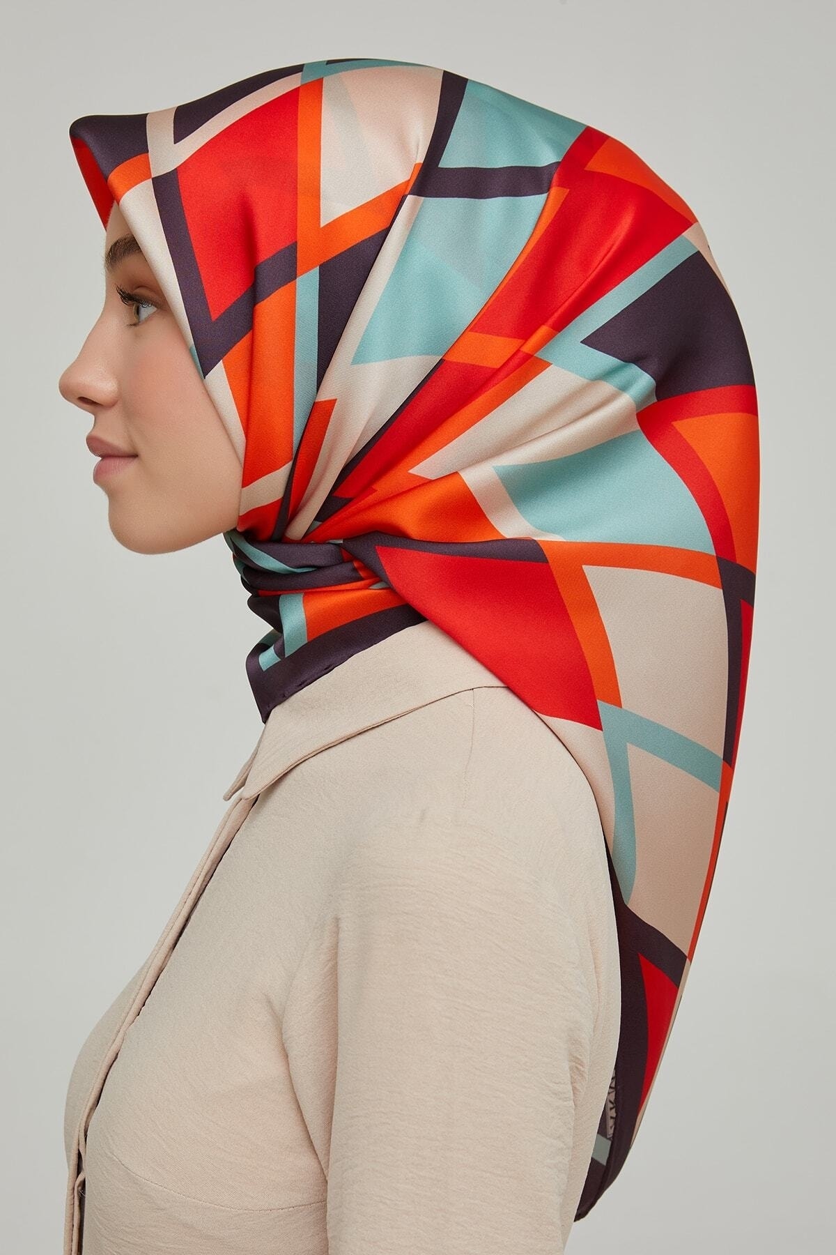 روسری زنانه آرمینه | E21KA8664D04 Armine - Image 2