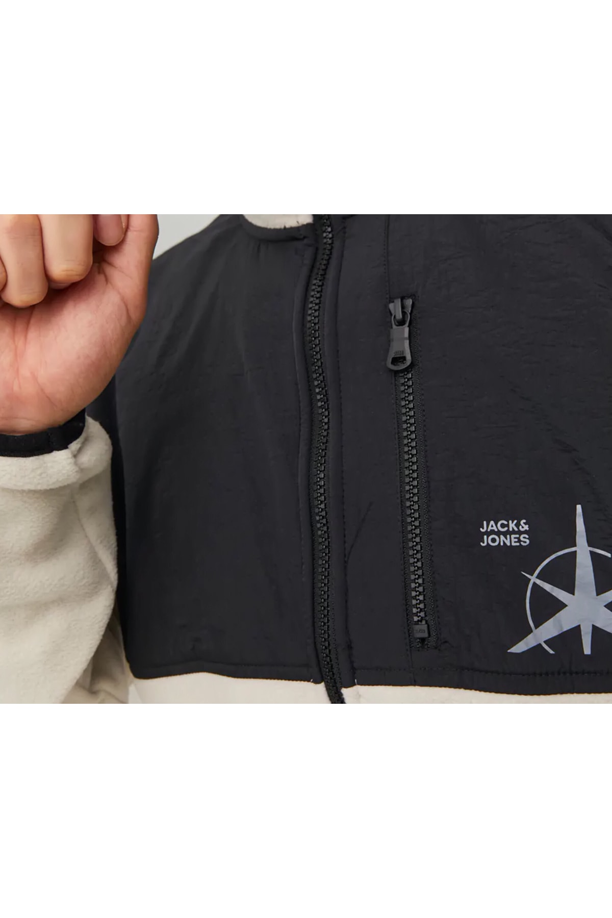 کت مردانه راسته آستین بلند | جک اند جونز Jack & Jones 12227868-MOONBEAM - تصویر 5