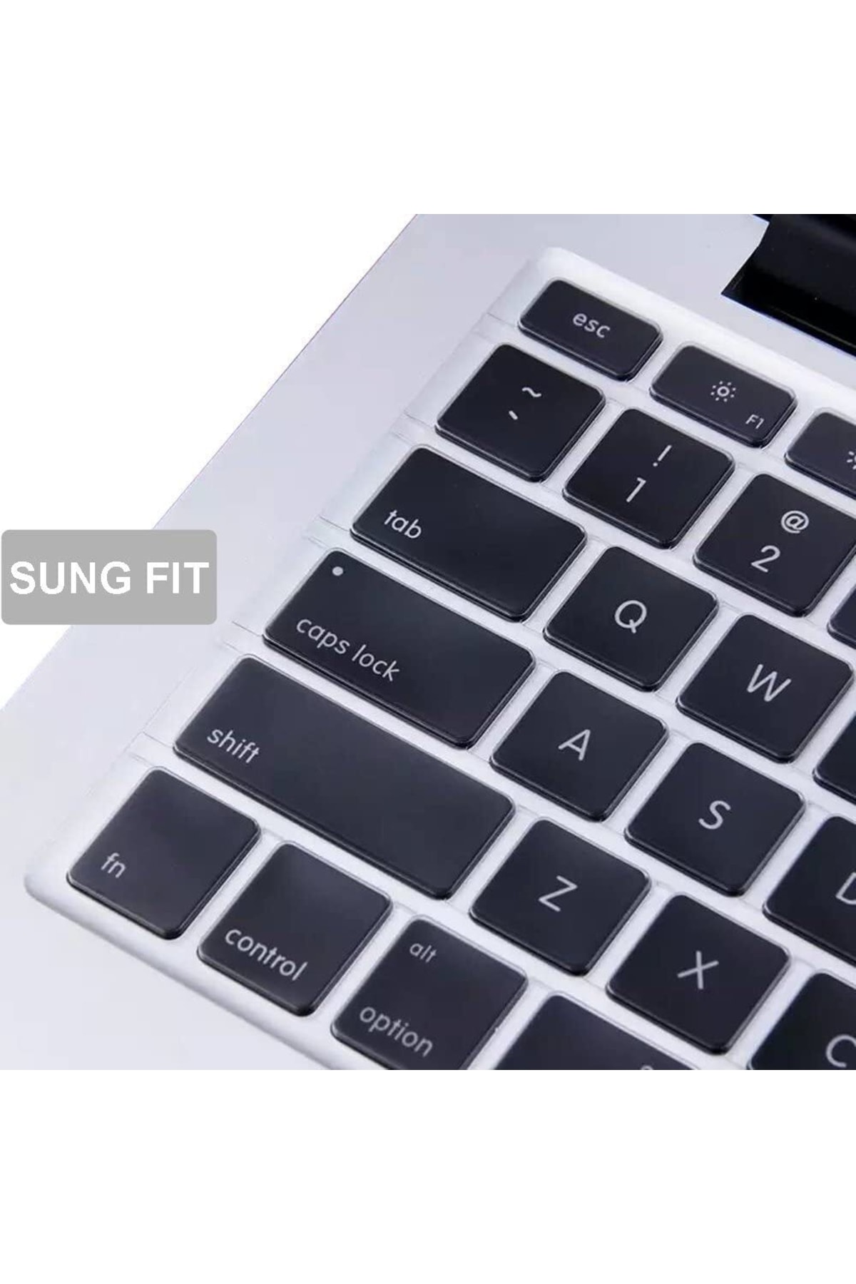 Macbook Air 13 A1466 2017 Yılı Uyumlu Klavye Koruyucu Türkçe Q Klavye Yıkanabilir Klavye Guard 5