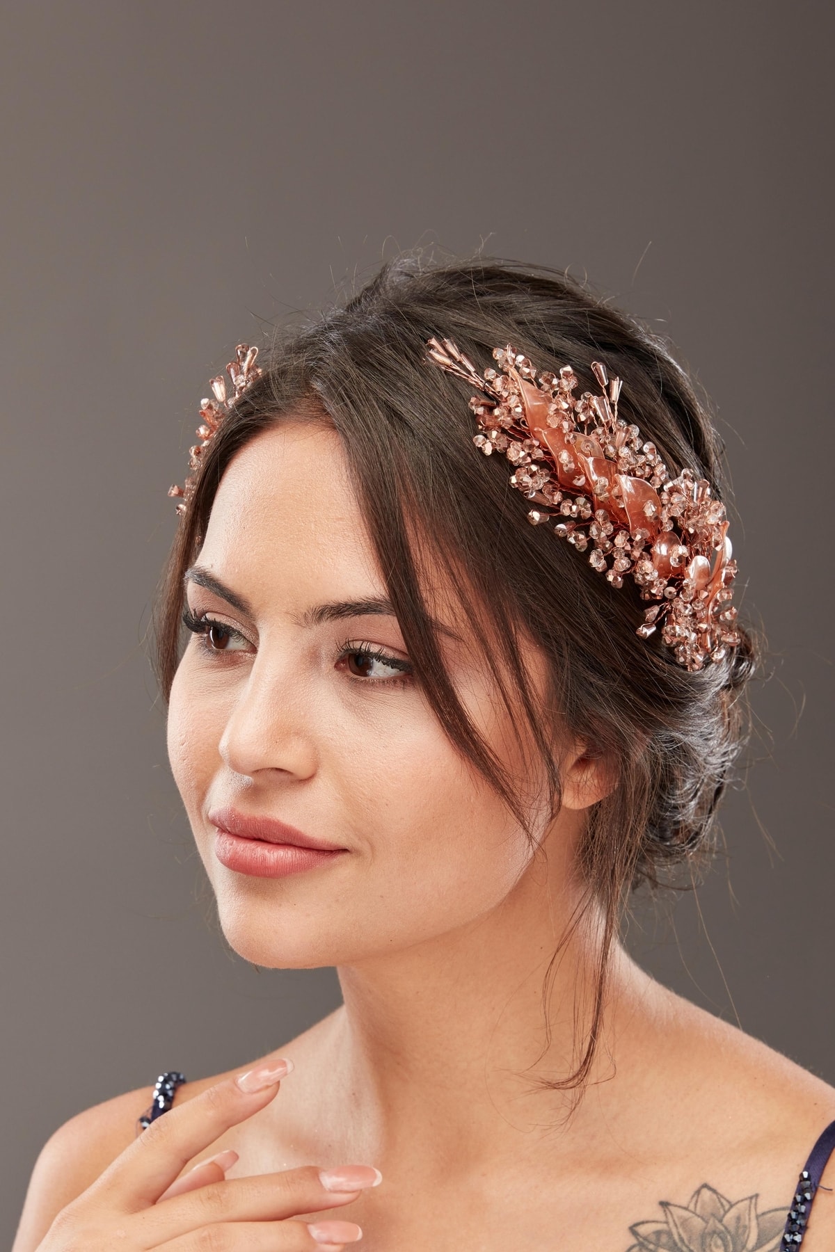 Simay Aksesuar Gelin Saç Aksesuarı,gelin Tacı,kına Nişan Düğün Tacı,kına  Gelin Tacı - Fiyatı, Yorumları