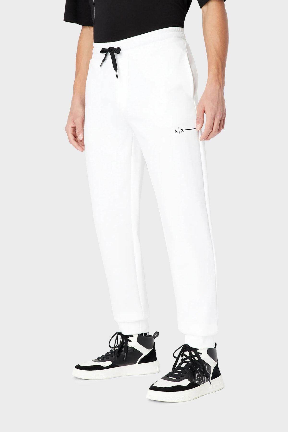 Armani exchange hotsell white pants