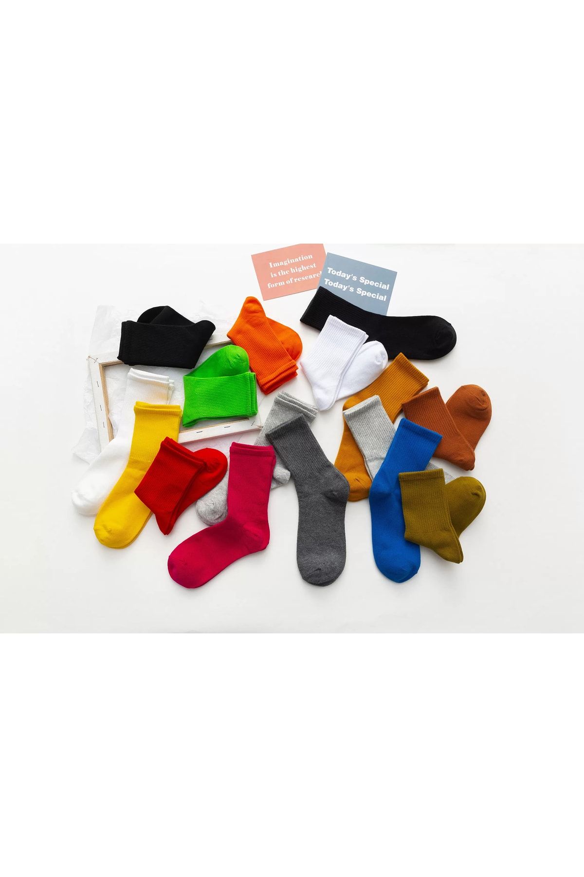 Esinti-Sosete bărbați Sosete damă Sosete Lungi Colorate Sosete Sport Fotbal Tenis 12 Piese 4