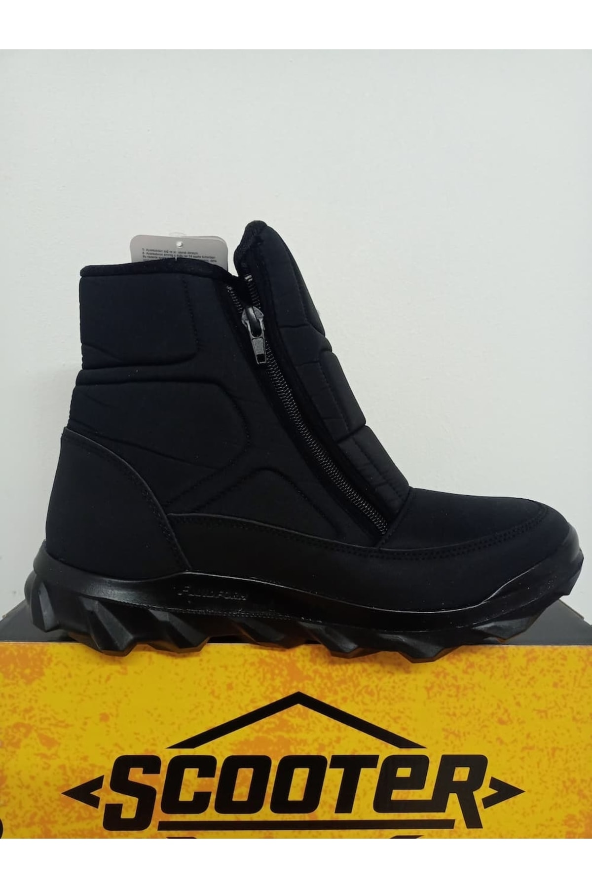 Scooter  Ars Ayakkabı 1241 Bot Su Geçirmez Fermuarlı Kar Botu