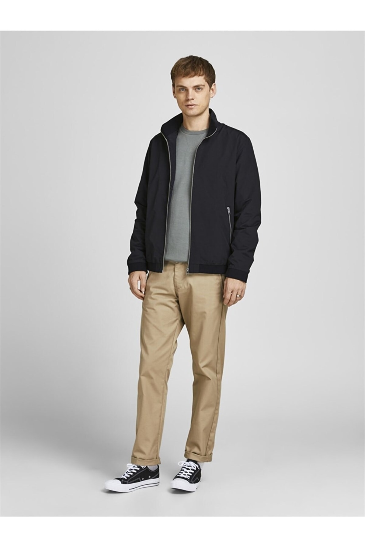 کاپشن مردانه راسته رگلان | جک اند جونز Jack & Jones 12204277 199XS - تصویر 3