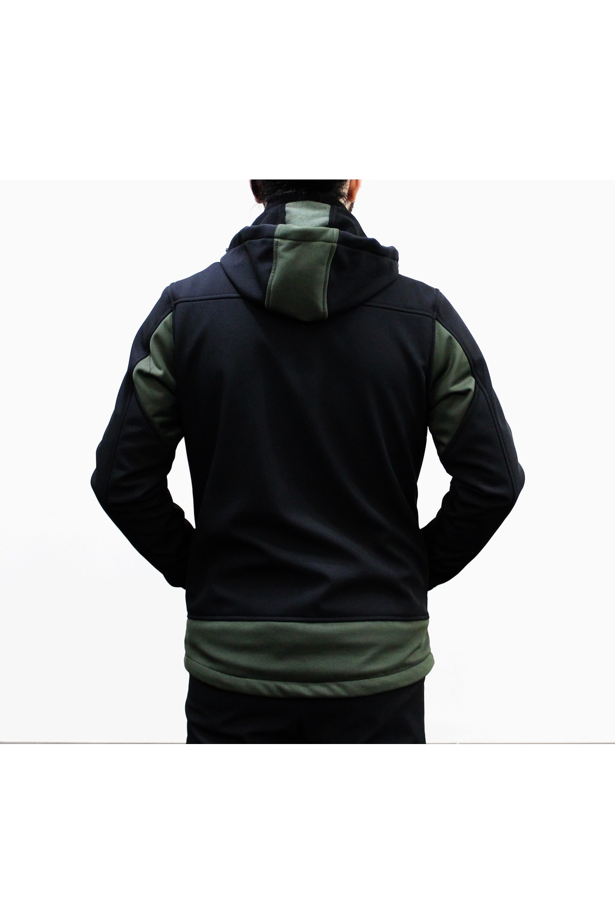 ژاکت ضد باد خاکی مشکی Softshell — خاکی 800101 — تصویر 5 از 5