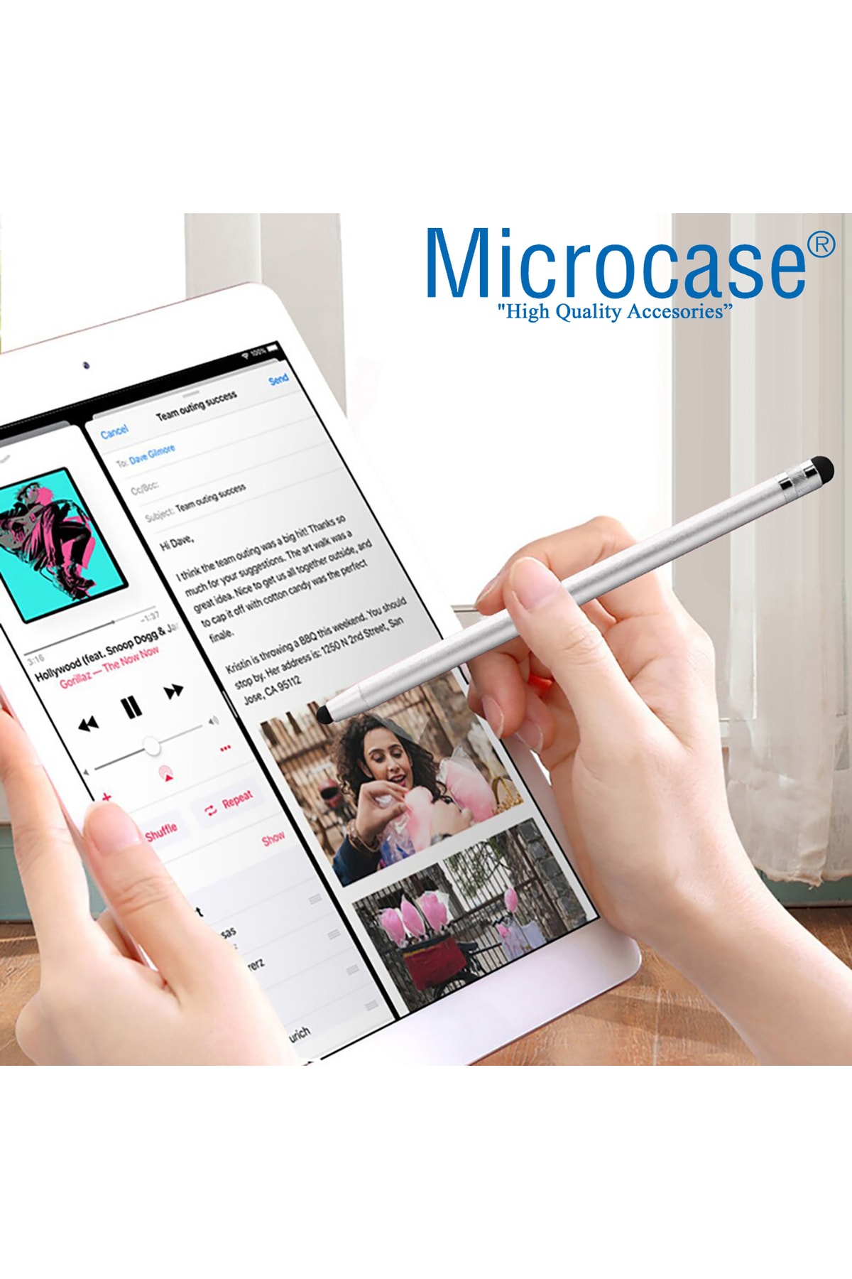 Universal Telefon Tablet Ipad 2in1 Stylus Pen Dokunmatik Kalem - Al3460 3