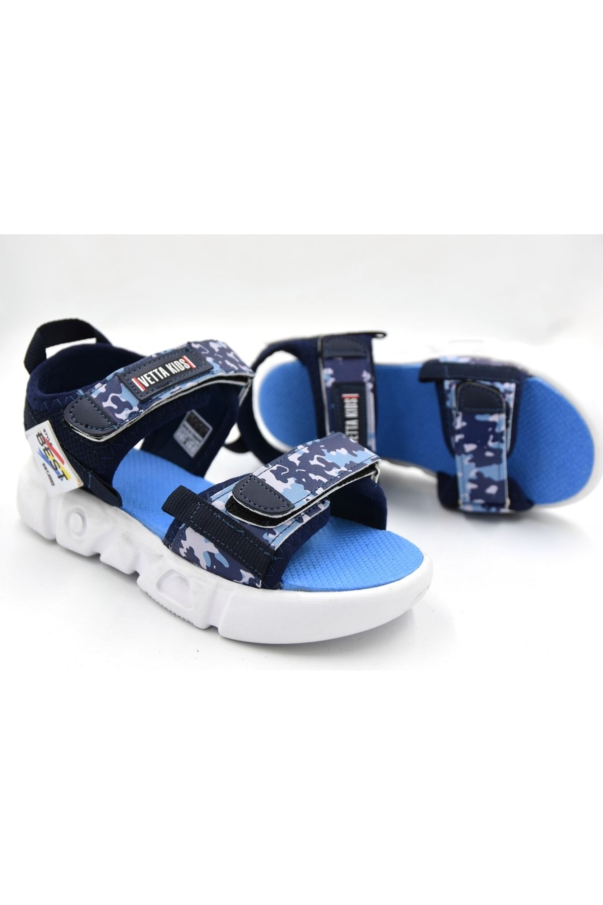 Navy sandals discount