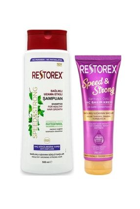 Hızlı Saç Uzatmaya Yardımcı Set: Restorex Şampuan&sağlıklı Uzama Etkili Onarıcı Saç Bakım Kremi 2421141585696