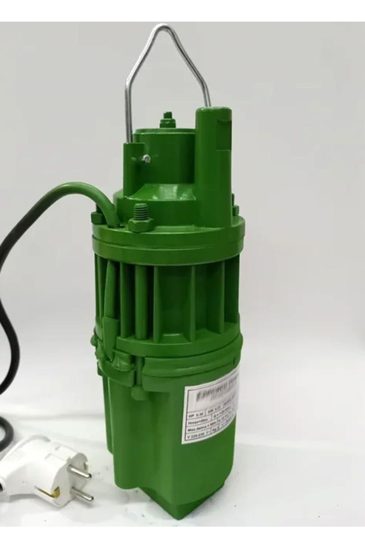 abnturk Türkmalı 1/2" Metal Gövde Elektromanyetik Bakır Sargılı Dalgıç Pompa 55mt Yarım Parmak 2 Yıl Garanti