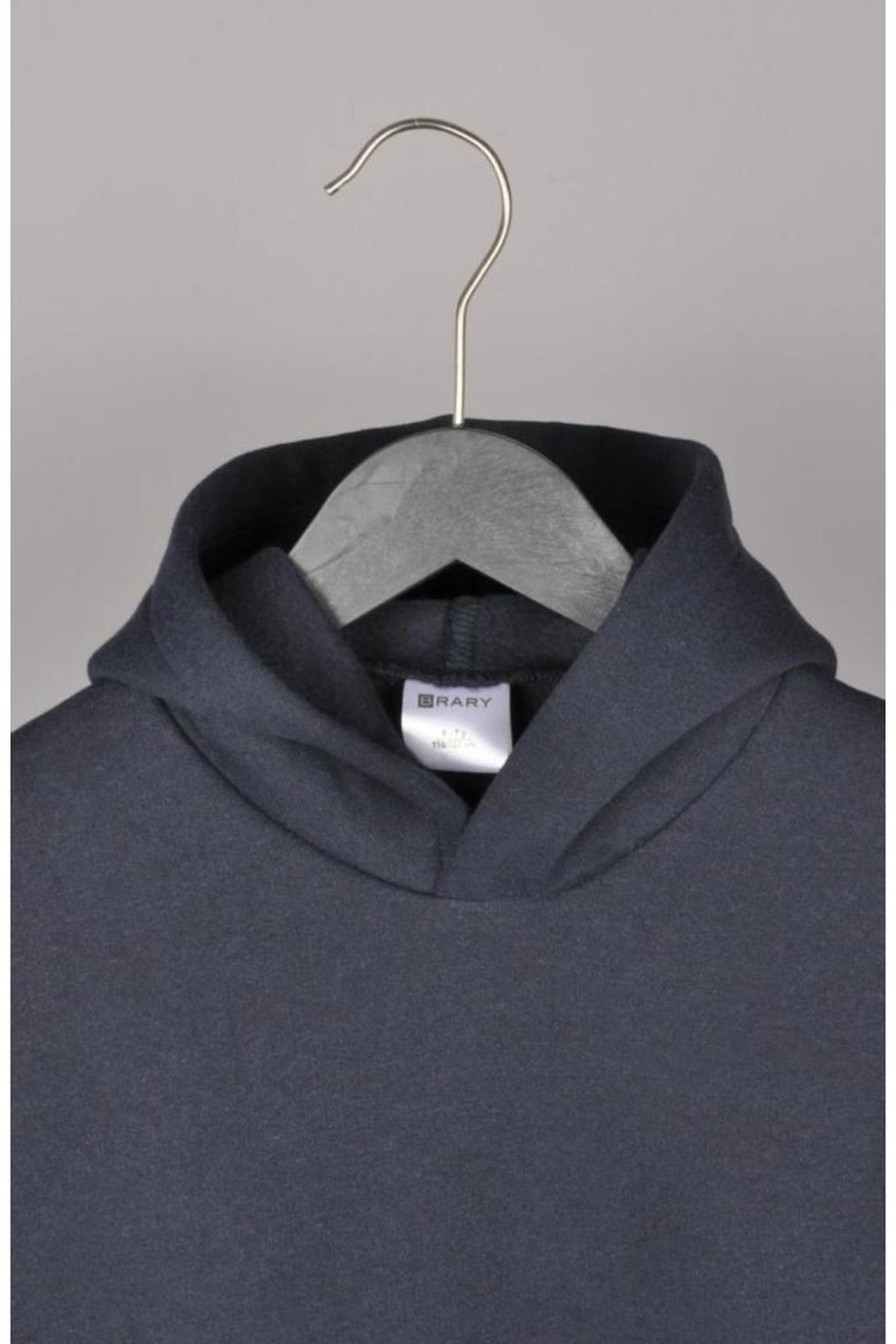 Içi Şardonlu Kapüşonlu Sweatshırt
