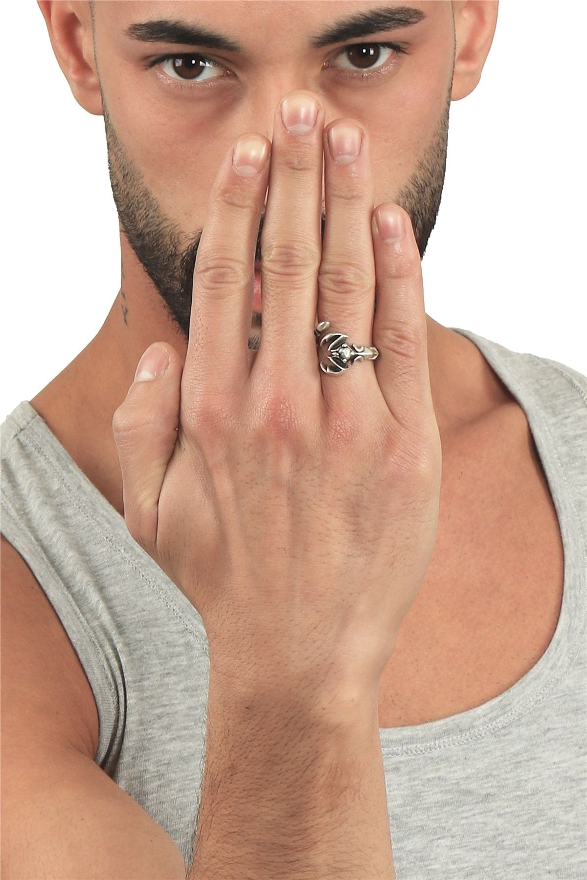 Scorpion ring hot sale silver