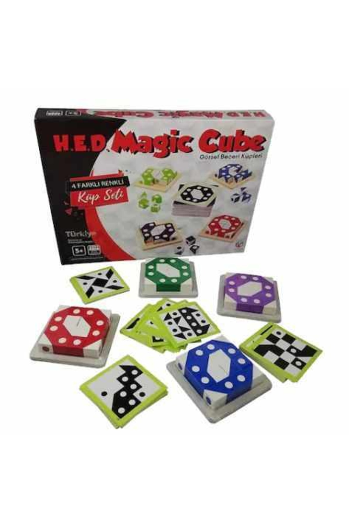 Hobi Eğitim Hed Magic Cube Oyunu Q Bitz Görsel Beceri Küpleri Dikkat Zeka Ve Akıl Oyunu