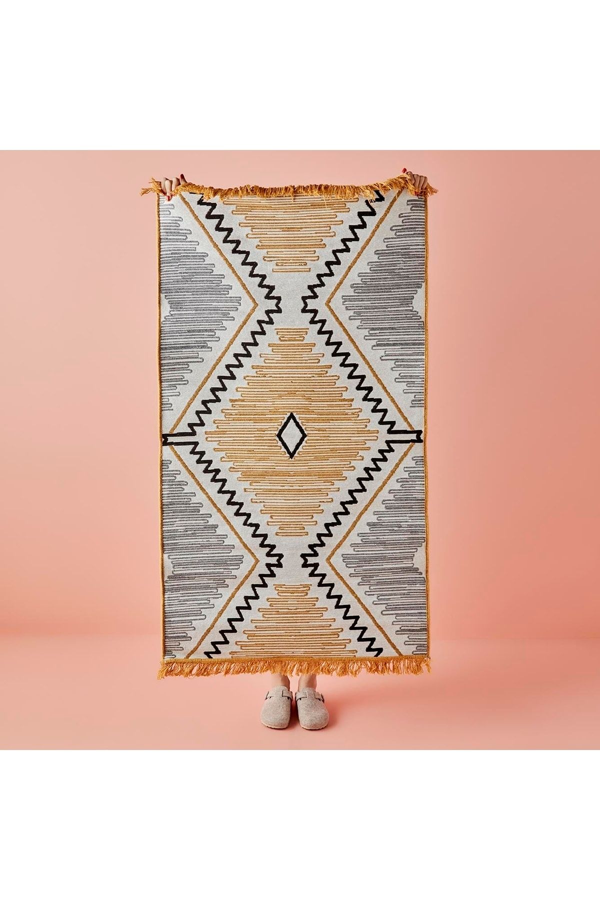 Bella Maison Nina Kilim Hardal (80x150 Cm)