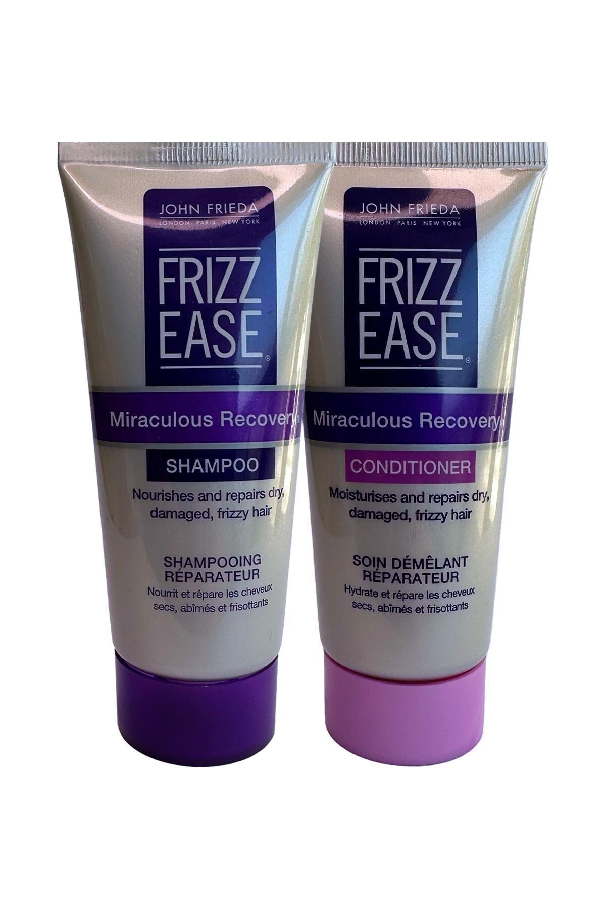 John Frieda Frizz Ease Miraculous Recovery Şampuan + Saç Kremi Seyahat Boy 50 Ml. — PKT.JF.01.TDL.005