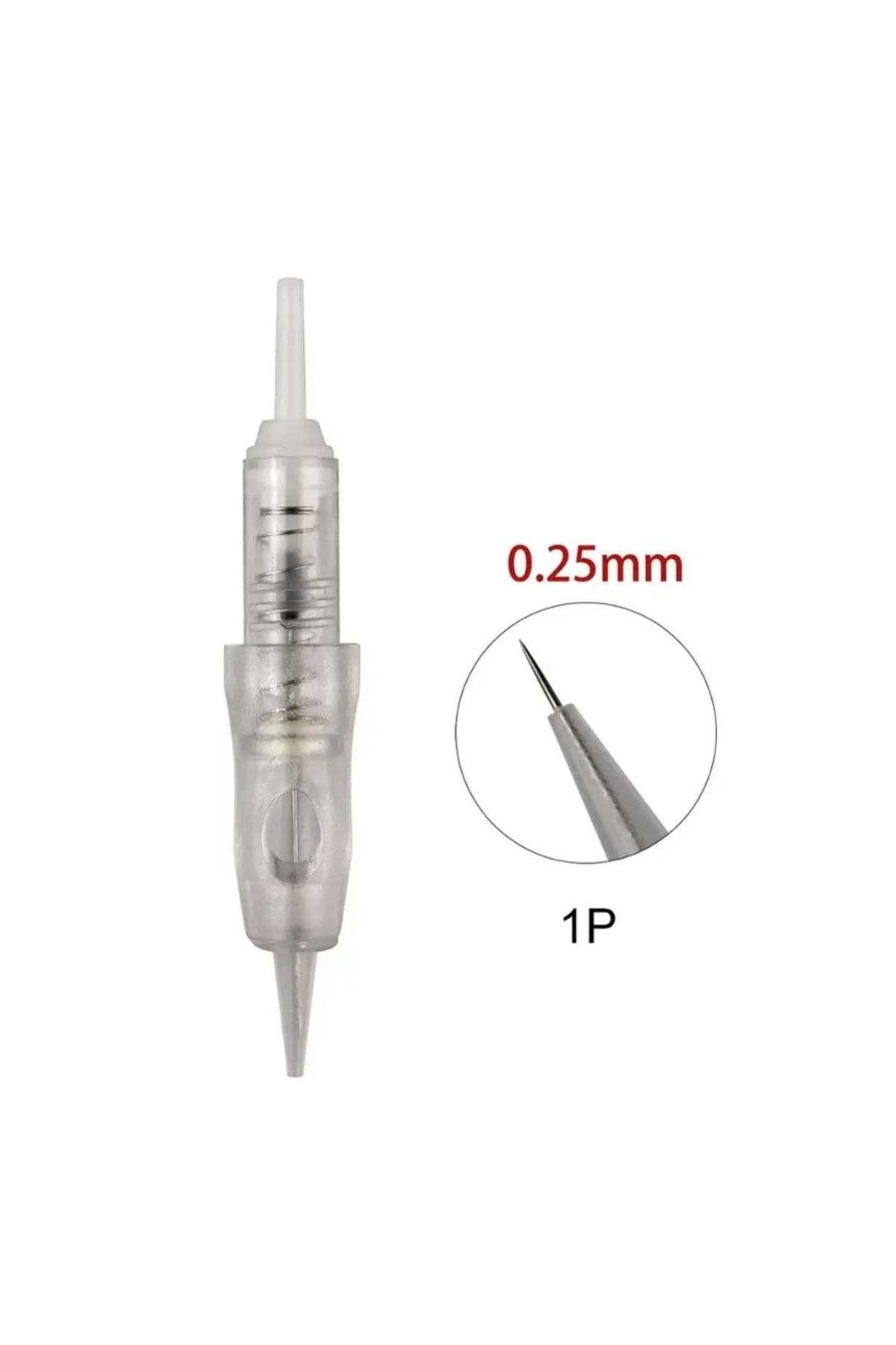 İthalSepeti 10 Adet R1 - 0.25mm Ji Dragon V8 - Monica Uyumlu Kalıcı Makyaj Iğnesi