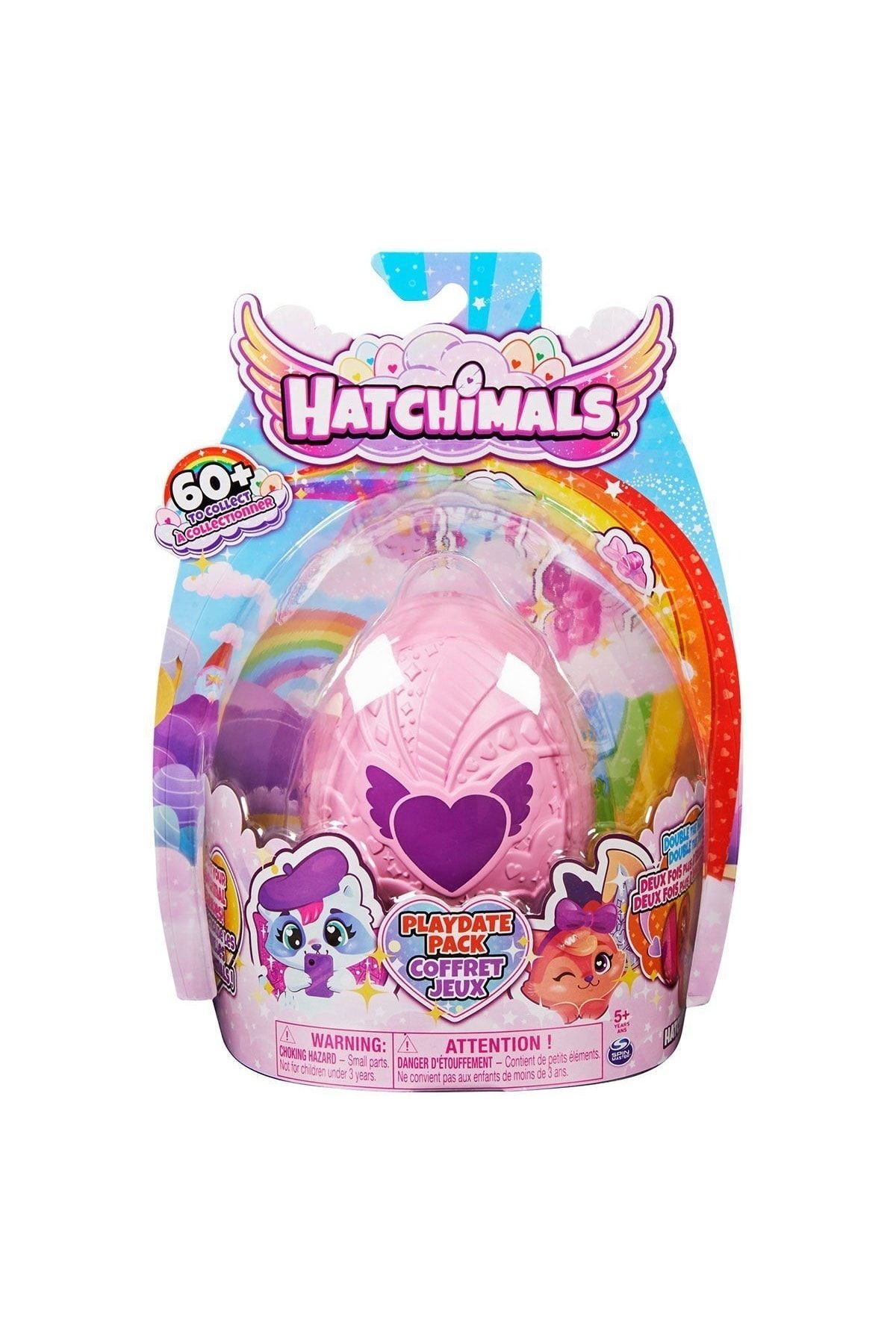 Muhcu Home 6063122 Hatchimals Sürpriz 4 Karakterli Büyük Yumurta Oyun Seti