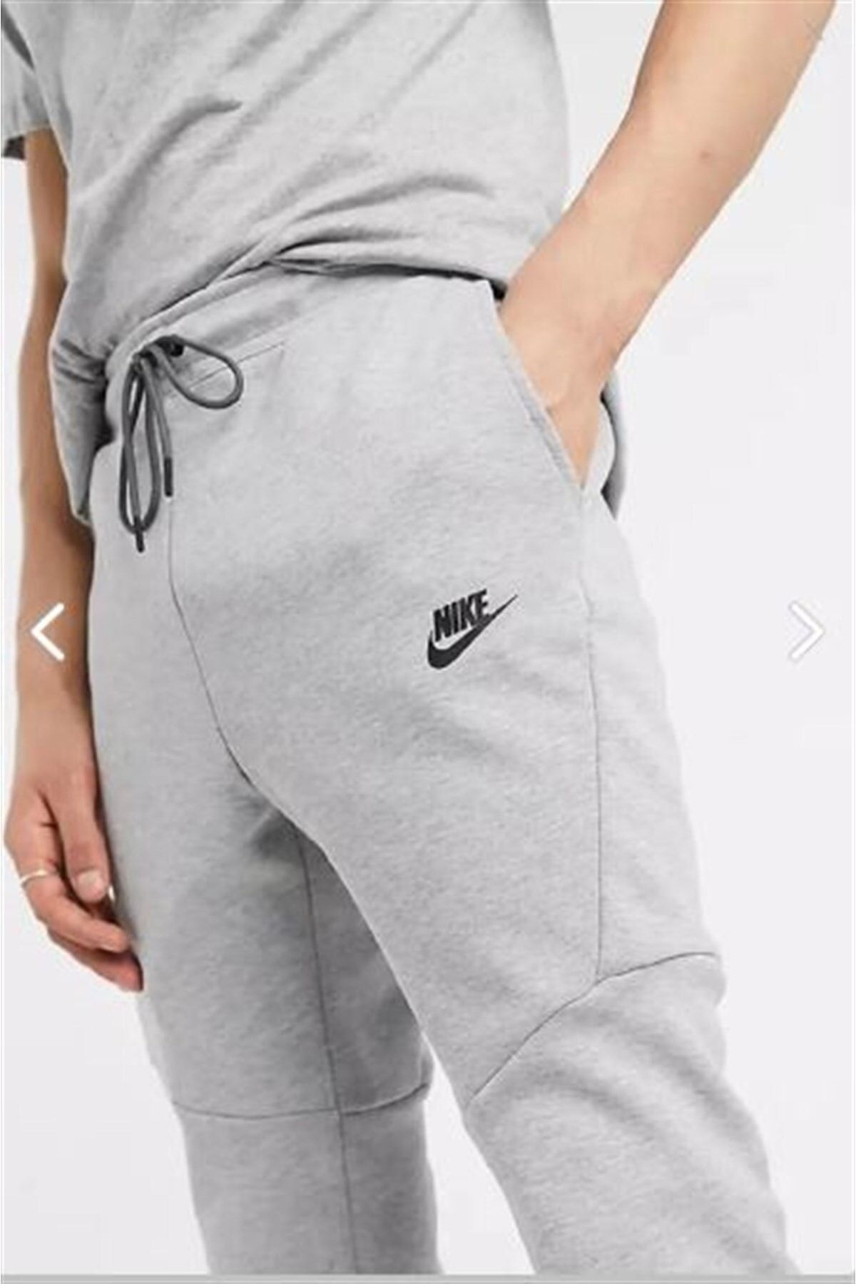 Nike Tech Fleece Jogger Pants Slim Fit Sports Long Pants Gray 805163-063