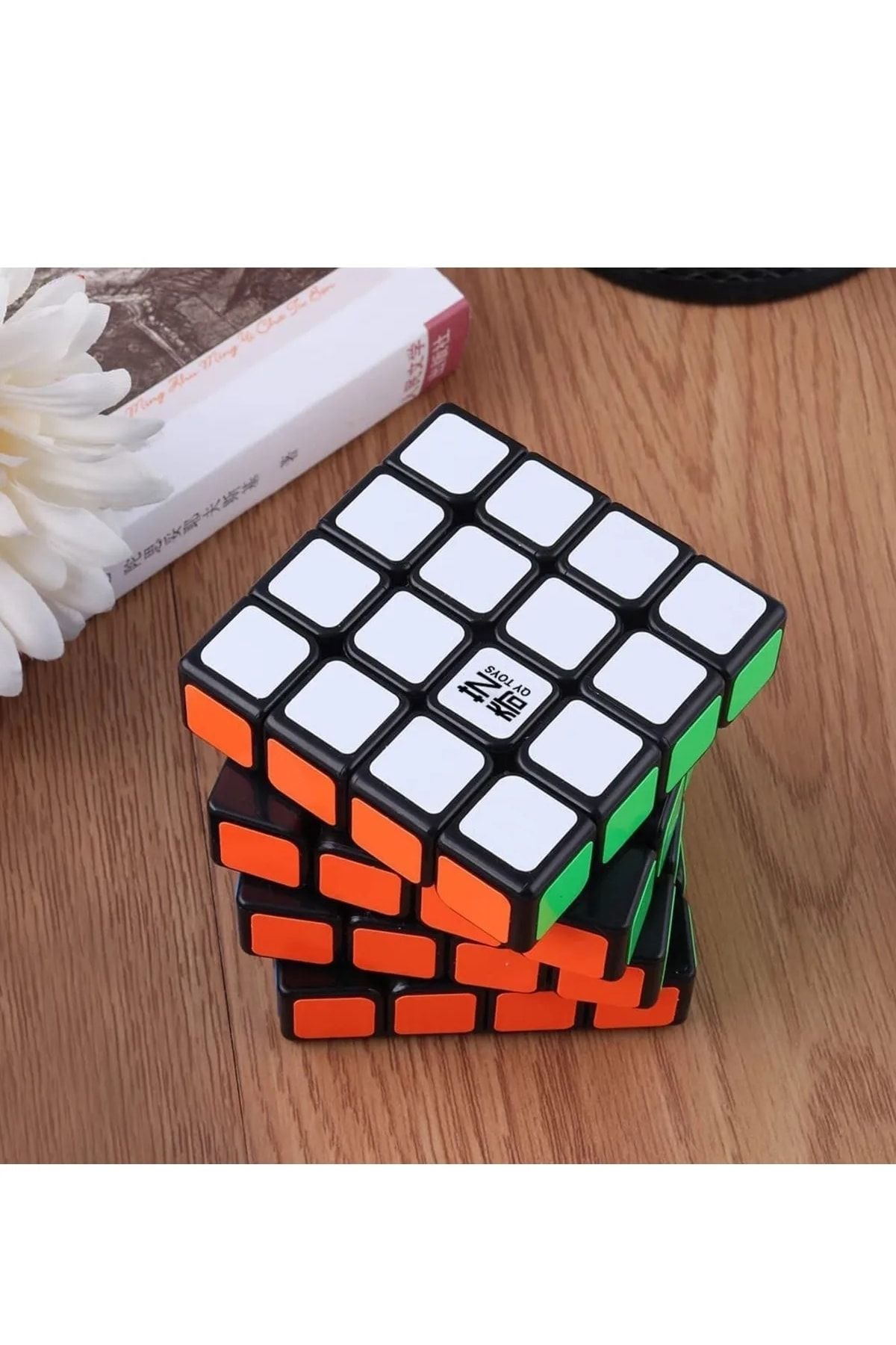 LRS STORE-4-Piece Professional Rubik Qiyi Speed W2 4X4 Intelligence Cube - Intelligence Cube Competition Special 2