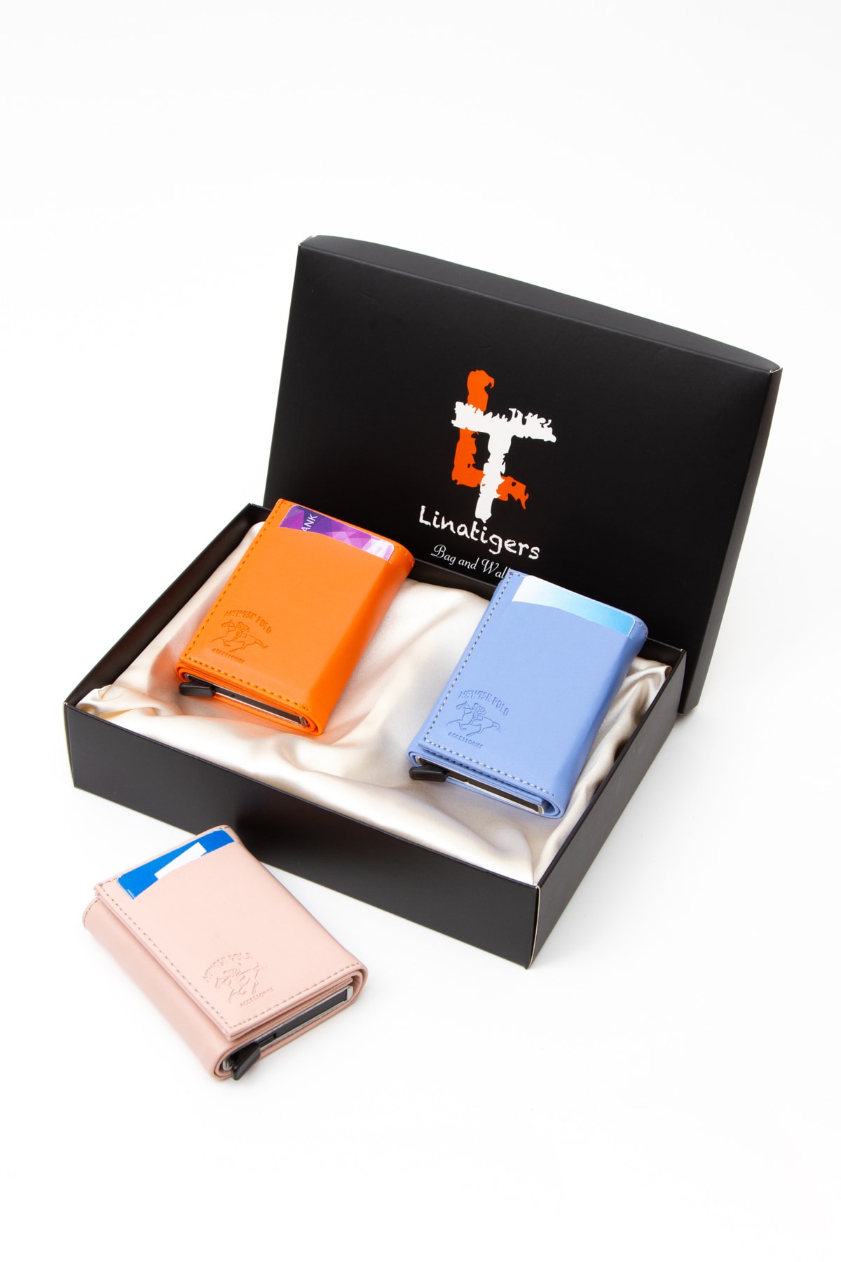 کیف پول مردانه نارنجی Linatigers | LT-0076 اورجینال - تصویر 3