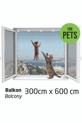 Pets Balkonlar Için Kedi Güvenlik Ağı 300cm X 600cm PETSB3080