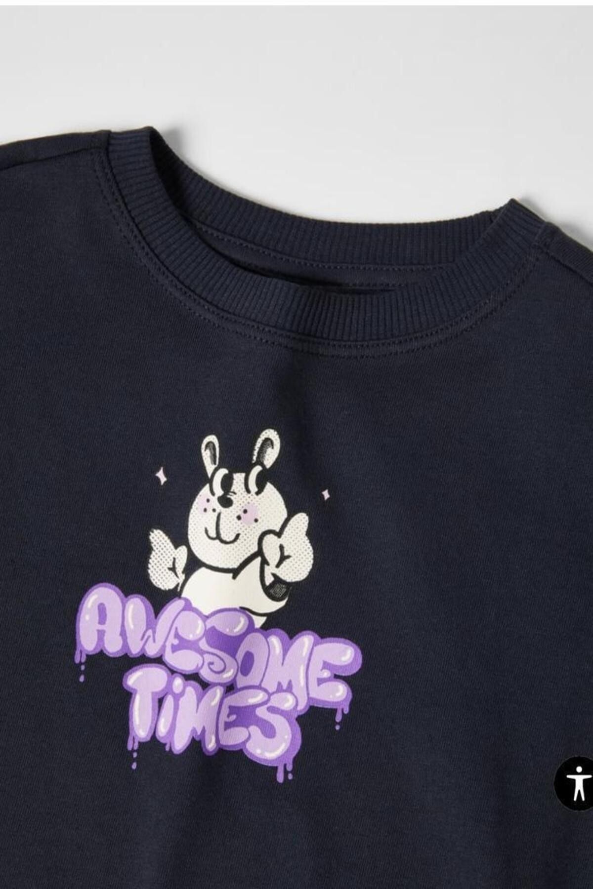 Yeni Sezon Baskılı Unisex Pamuklu T-shirt