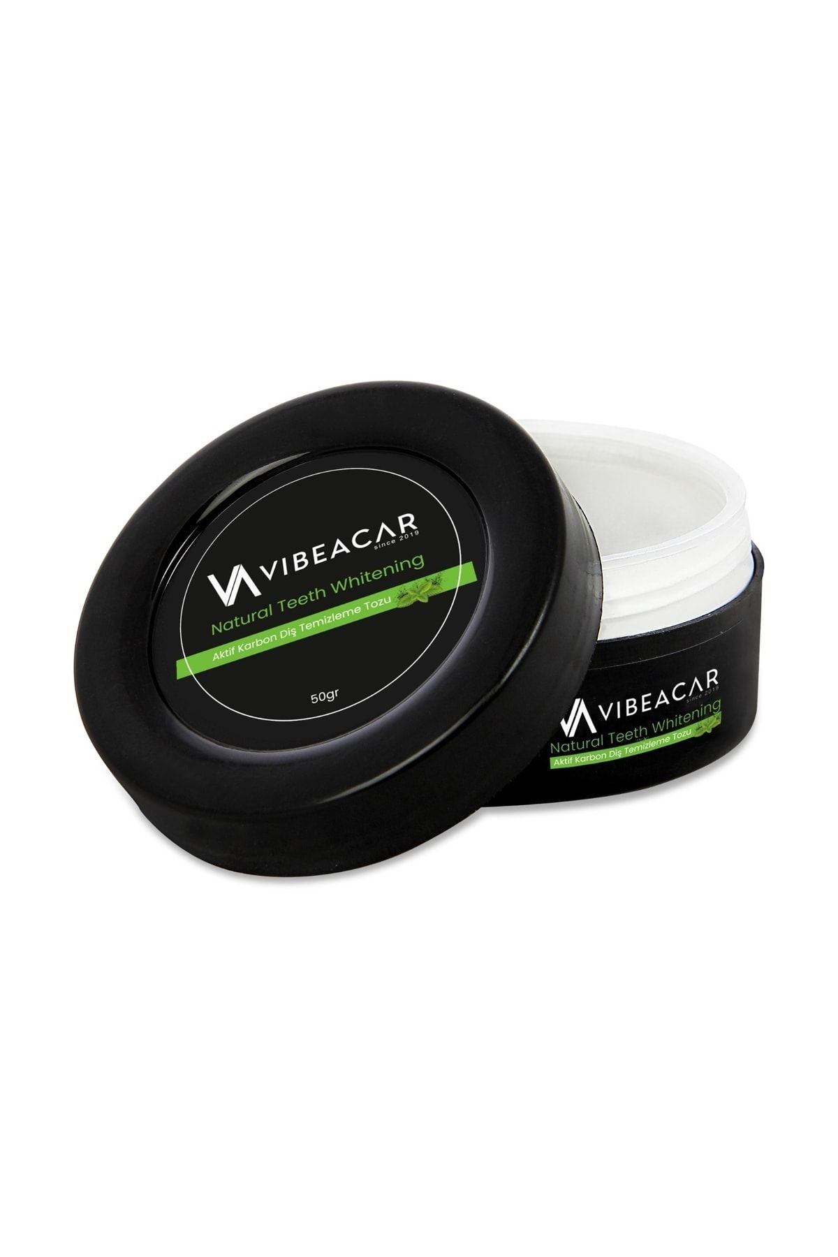 محصولات سفیدکننده دندان سفید کننده پودر تمیز کردن کربن فعال 50 گرم VIBEACAR