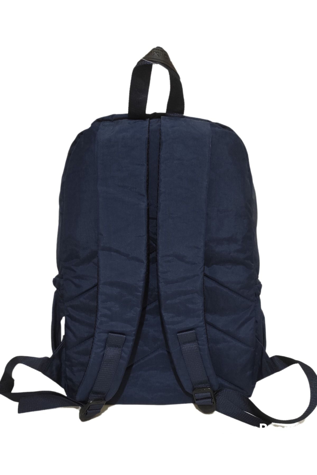 RKY SERENITY-Relaxion Navy Blue Waterproof Clinker Fabric Multi-Compartment Backpack with Large Internal Volume 5
