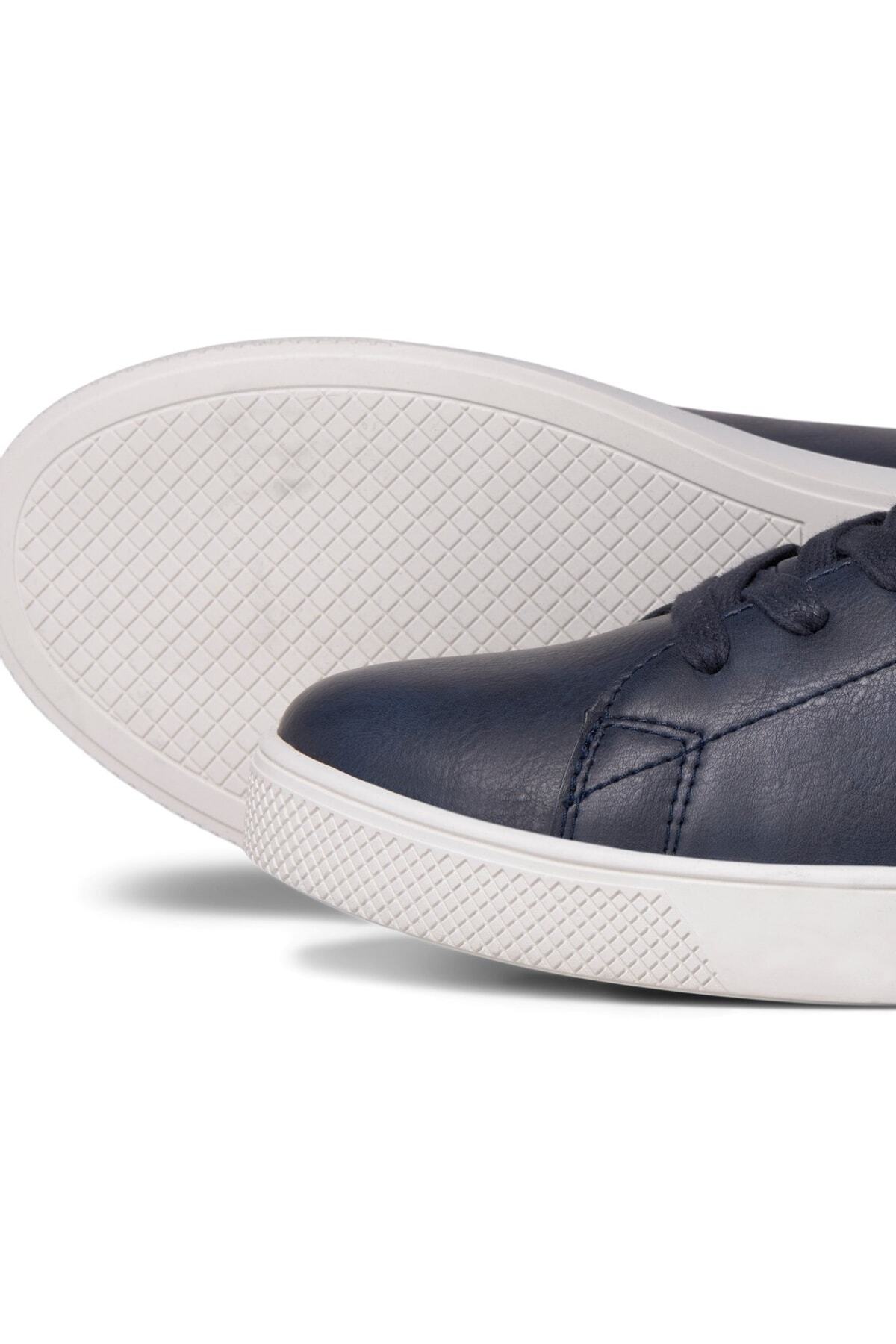 کفش اسنیکر مردانه راسته | جک اند جونز Jack & Jones 12203642 - تصویر 5