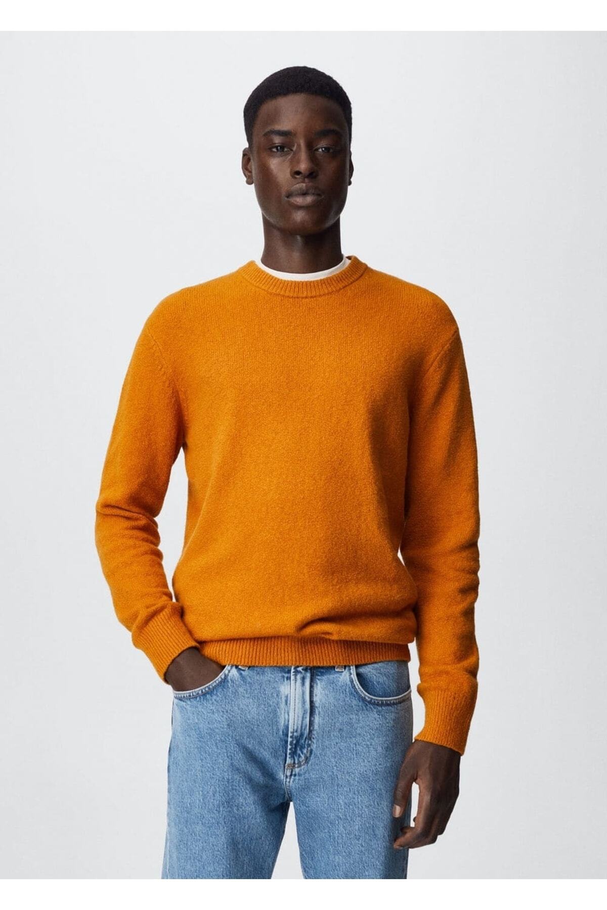 MANGO Man Dokulu Pamuklu Kazak Fiyatı, Yorumları Trendyol