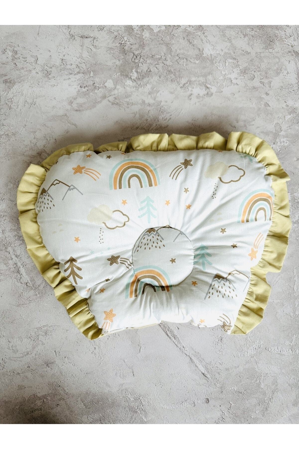 JUNİPERUS Baby Nest Gökkuşağı Fırfırlı Ortopedik Çift Taraflı Bebek Yatağı Anne Yanı Bebek Yatağı fotoğrafı 5 (önizleme)