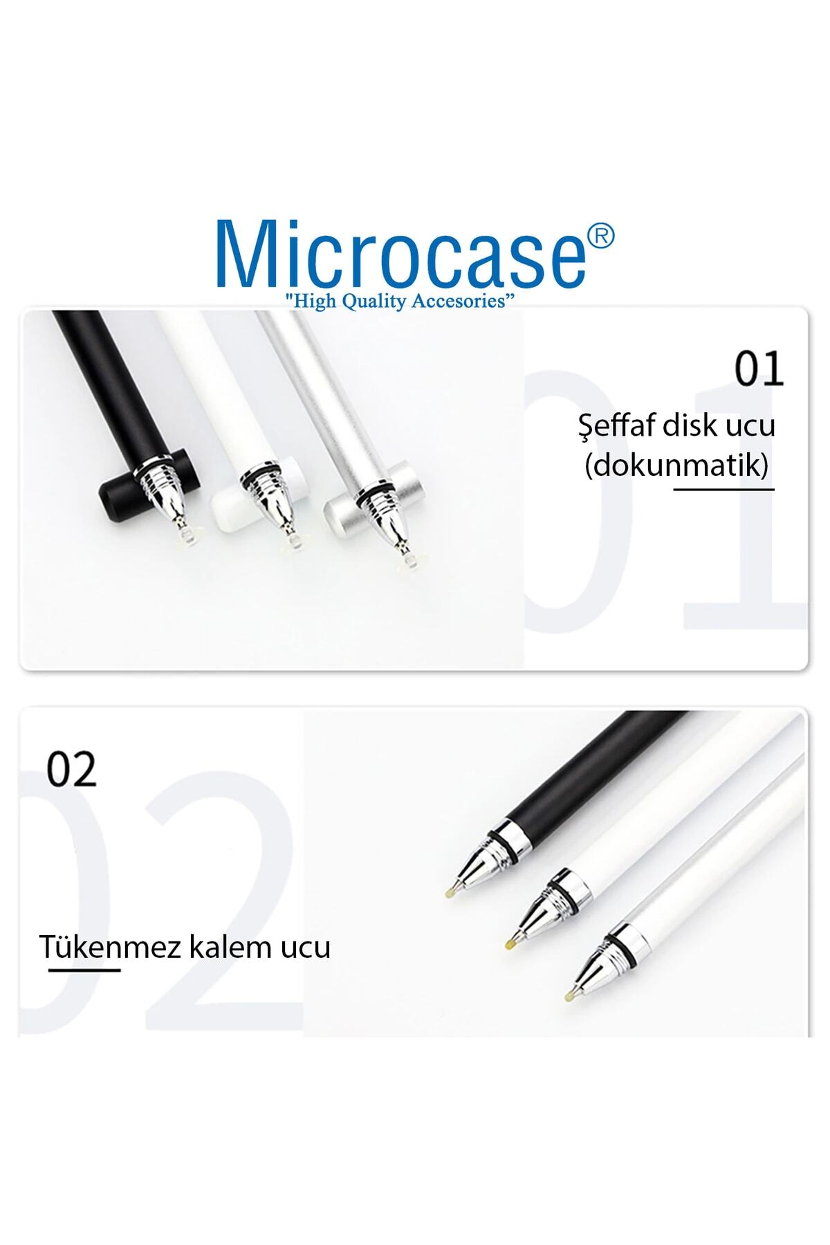 Universal Telefon Tablet Ipad 2in1 Disk Uçlu Stylus Pen Dokunmatik Kalem - Al3463 6
