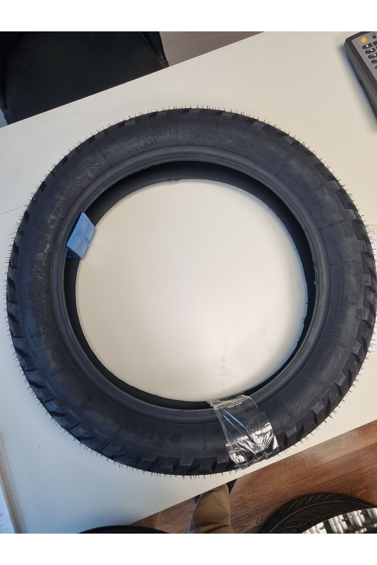 RALCO TYRES 110/90-16 Tl(TUBELESS) Motorsiklet Lastiği Arka NIGHT DRAGON