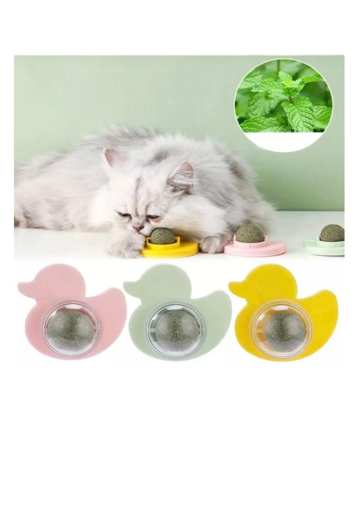 PETS & OTHERS-Natural Catnip Edible Catnip Herb Play Ball Toy Ball Toy Cat Licking Ball 3